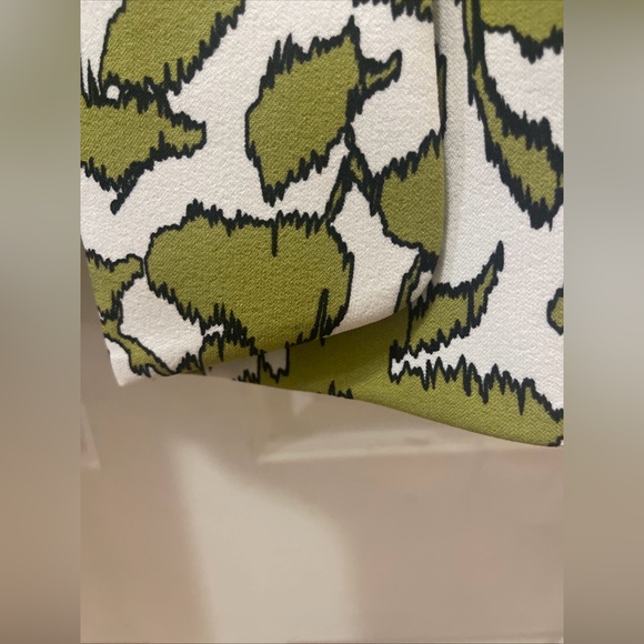 Kasper Green Poppy Field Blazer Open Jacket 3/4 Cuff Sleeves Women’s Size 10 NWT - Picture 5 of 9